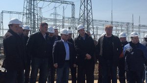 Ход строительства энергомоста и газопровода в Крым проверил Черезов