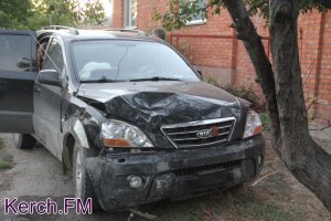В Керчи по дороге на переправу произошла авария с пострадавшими