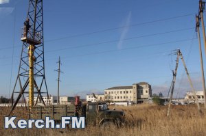 Керченский РЭС проводит экстренные ремонтные работы в микрорайоне Марат-5