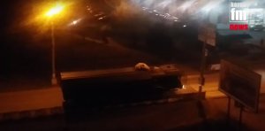 Через Керчь снова проехала колонна военной техники (видео)