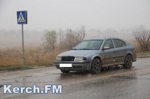 В Керчи столкнулись «Škoda» и «Hyundai»