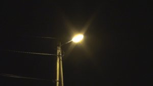 В поселке  Маяк установили 145 уличных фонарей