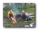 Новости » Экология » Общество: Спасатели Керчи запрещают разжигать костры в лесополосе