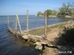 Новости » Общество: В селе Курортное под Керчью снесли незаконный забор