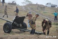 Новости » Культура: В Керчи прошла реконструкция военных действий