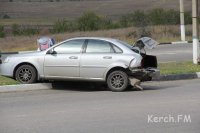 Новости » Криминал и ЧП: В Керчи Ланос врезался в Шевроле на подъеме