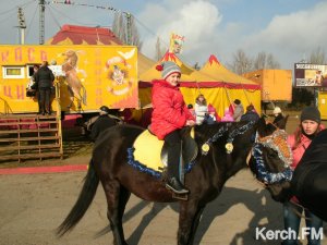 Новости » Милосердие: В Керчи особые дети бесплатно ходили в цирк и катались на лошадях