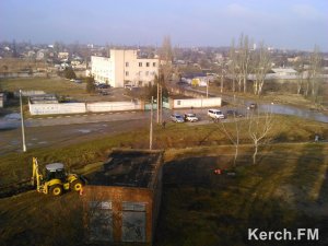 Новости » Общество: В районе АТС в Керчи началась реконструкция