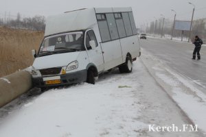 Новости » Криминал и ЧП: В Керчи две маршрутки попали в аварии