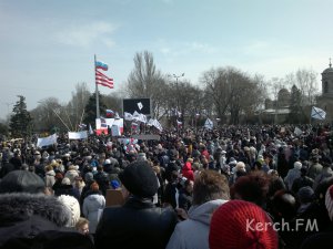 Новости » Политика: В Керчи на митинге в поддержку Юго-востока хотят собрать подписи за отставку мэра