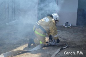 Новости » Общество: В Керчи школьников учили как вести себя при террористах и на пожарах