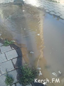 Новости » Коммуналка: Керченский водоканал устраняет два порыва в Аршинцево