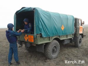 Новости » Криминал и ЧП: Под Керчью нашли и уничтожили взрывоопасные предметы