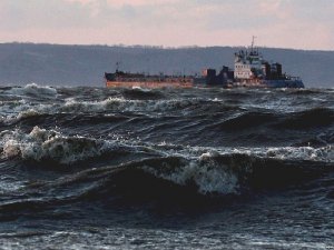 Новости » Общество: Керченская переправа снова закрыта из-за ветра