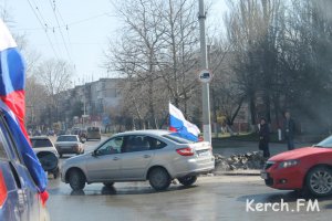 Новости » Общество: В Керчи проходит автопробег «Национально-освободительное движение»