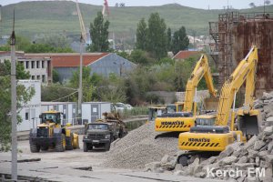 В Керчи обустраивают площадку для строителей  моста