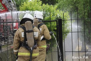 В Керчи тушили «пожар» в  ДК «Корабел»