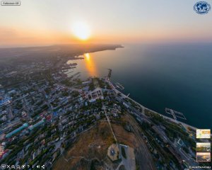 Керчь можно увидеть с высоты птичьего полета