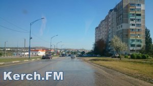 В Керчи по шоссе Героев Сталинграда порыв водовода