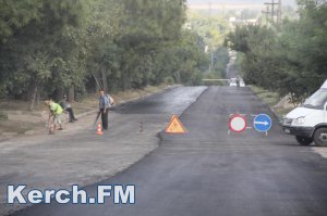 Новости » Общество: В Керчи по улице Годыны перекрыто дорожное движение