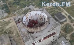 Крымскую АЭС сняли на видео с высоты птичьего полета