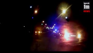 В Керчи «Дэу» столкнулся с патрульным автомобилем полиции