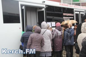 Керчане дерутся в очереди в мобильный госпиталь