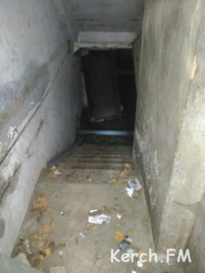 Новости » Общество: В Керчи люди страдают от забитого нечистотами подвала