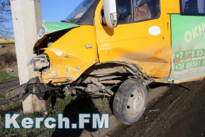 В Керчи в аварии пострадали пассажиры маршрутки