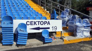 В Керчи на стадионе 50-летия Октября планирует установить 900 пластиковых сидений