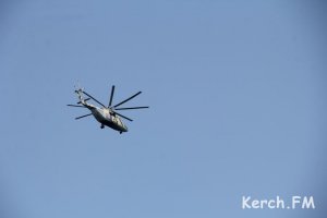 В Крыму военные играют в авиадартс на вертолетах