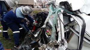В лобовом столкновении  на  трассе Симферополь-Керчь погибли три человека