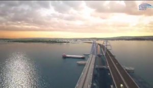 Новости » Общество: В сети появилось новое видео с компьютерной визуализацией Керченского моста