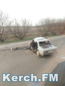 Керчанка сфотографировала страшную аварию на трассе Керчь-Симферополь