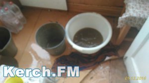 В Керчи  ливень затопил квартиру в Аршинцево