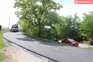 В Керчи асфальтируют дорогу на гору Митридат