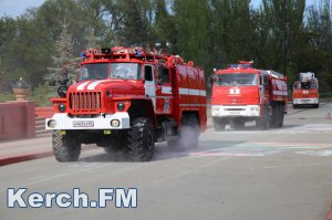 На Керченской трассе горел рейсовый автобус