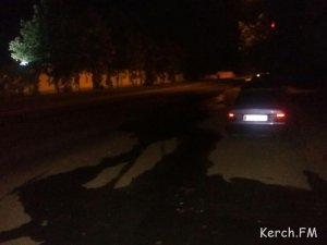 В Керчи на улице Кирова - порыв водовода