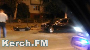 Керчане сфотографировали вчерашнюю аварию на «Босфорском»