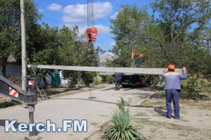 Новости » Общество: В Опасном Керченский РЭС к зиме полностью заменит электросети