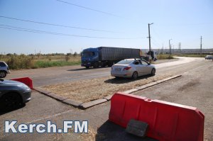 На керченской переправе и в портах снова установили дезбарьеры