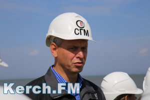 Новости » Общество: На Керченском мосту почти готова первая морская опора