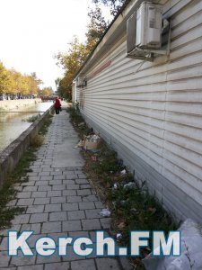 Новости » Общество: Керчане возмущены свалкой мусора на рынке