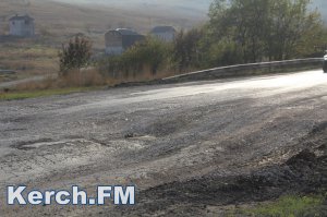 В этом году обещают полностью отремонтировать трассу Керчь – Симферополь