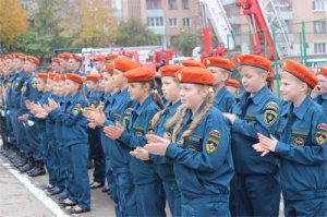 Новости » Общество: Симферопольских пятиклассников зачислили в ряды кадетов МЧС России