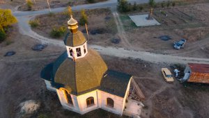 Новости » Общество: В Ленинском районе строят храм святителя Луки (видео)