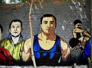 Новости » Общество: Керченских художников просят помочь разрисовать спортивный зал для детей