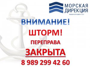 Новости » Общество: Керченская переправа приостановила свою работу из-за непогоды