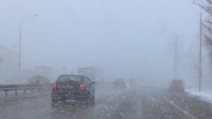 В Крыму на два дня прогнозируют сильный дождь со снегом и ветер