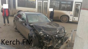 Новости » Общество: В сети появилось видео керченской аварии на Ворошилова